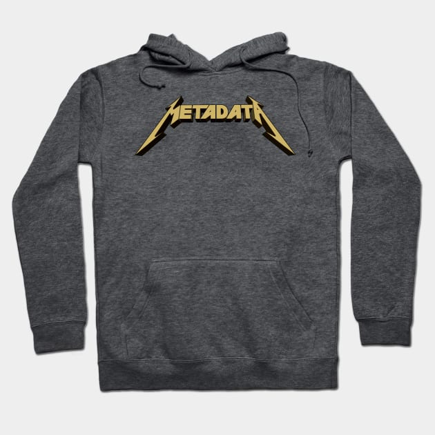 Metadata Gold Hoodie by Rowdy Designs